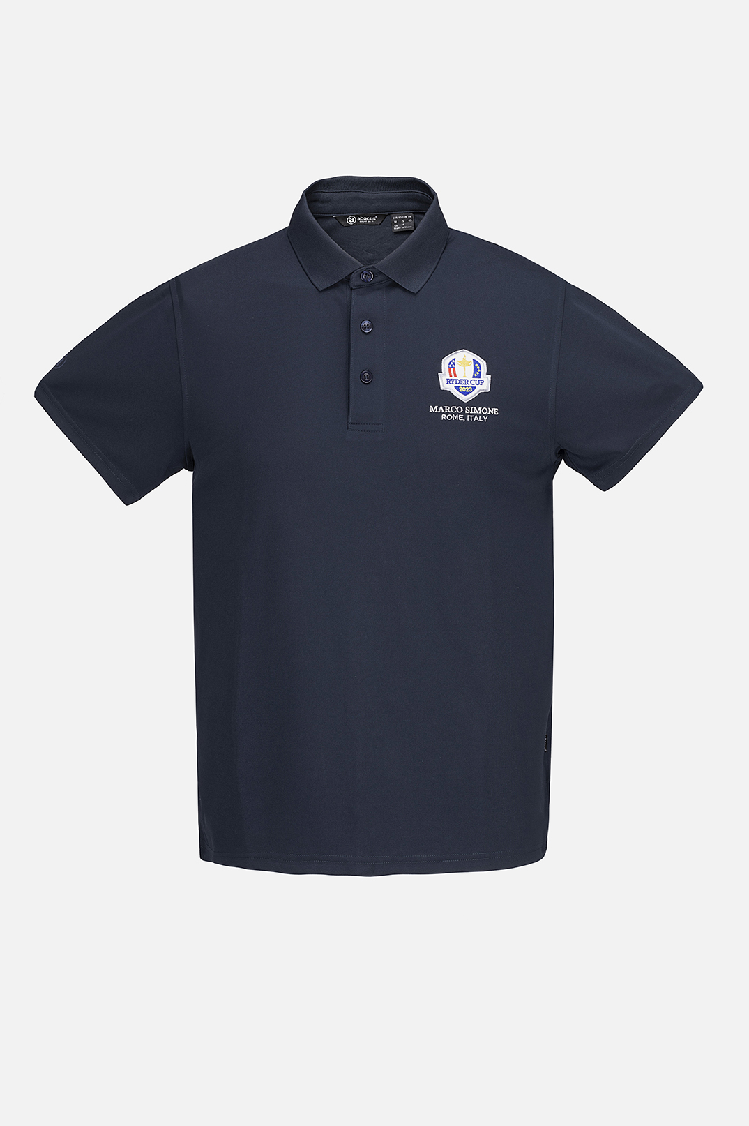 ABACUS DRYCOOL BLUE NAVY 2023 RYDER CUP POLO - GOLF MARCO SIMONE